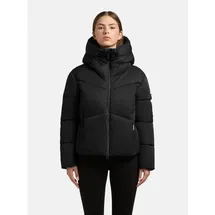 khujo Damen kurze Winterjacke warme Steppjacke mit großer Kapuze Milly Black Gr. XXL - XXL