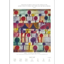 Harenberg Kunst Wochen-Kulturkalender 2027 Wandkalender