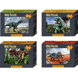 DIE SPIEGELBURG 17549 Mini-Puzzles T-Rex World (54 Teile), sortiert