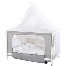 roba Room Bed Beistellbett weiß inkl. Komplettset fox & bunny