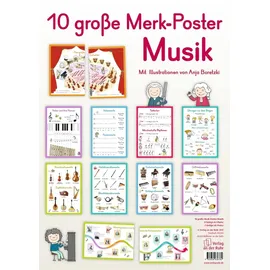 Verlag An der Ruhr 10 große Merk-Poster Musik