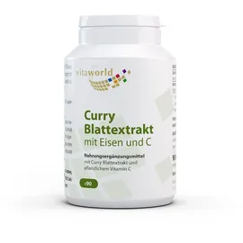 VITA-WORLD Curry Blattextrakt mit Eisen und Vitamin C Kapseln 90 St.