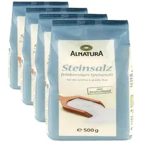 Alnatura Steinsalz, 500 g (Packung mit 4)