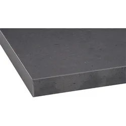 Arbeitsplatte OPTIFIT "Mats", grau (anthrazit), B:180cm H:2,8cm T:60cm, Spanplatte, Tischplatten, 28 mm stark
