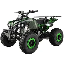 ACTIONBIKES MOTORS - Benzin-Kinderquad S-10 ATV Midi Pocket Quad für Kinder 125 ccm Halbautomatik (lackiert Camouflage)
