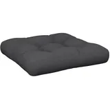 vidaXL Palettenkissen 60 x 60 x 12 cm schwarz 1 St.