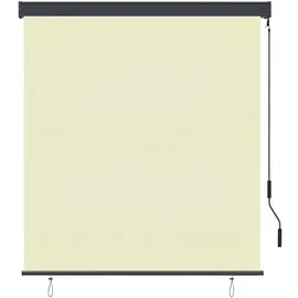 vidaXL Außenrollo 140x250 cm Creme