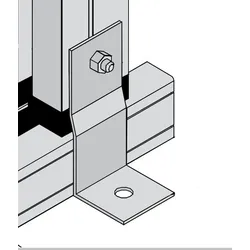 KGT Befestigungswinkelset - gekröpft (V15) zur Befestigung auf bauseitigem Fundament (10 Winkel)