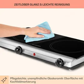 Klarstein Cookbuddy Doppelkochfeld