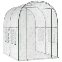 vidaXL Gewächshaus PVC Transparent 160 x 200 x 192,5 cm