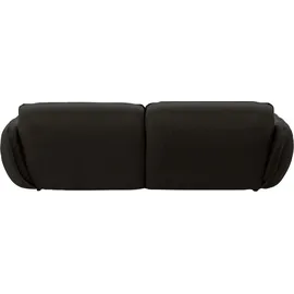 BeType Eckcouch Polyester L-förmig 3-Sitzer Grau