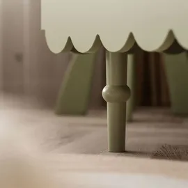 lookway Kinderbett BABUSHKA 90 x 200 cm Holz lackiert grün