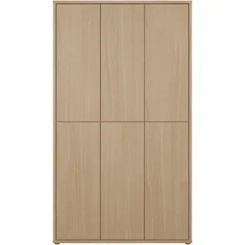Forte Alice Springs Schuhschrank 109,2 x 34,9 x 191,9 cm beige/braun