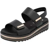 remonte Riemchensandalen Damen Schwarz 39