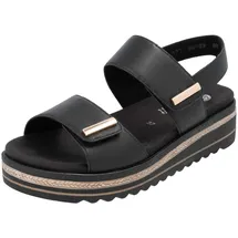 remonte Riemchensandalen Damen Schwarz 39