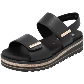 remonte Riemchensandalen Damen Schwarz 39