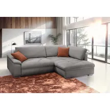 exxpo - sofa fashion Ecksofa EXXPO - SOFA FASHION "Casa Grande inkl. Bettfunktion & Bettkasten, bequem", beige (taupe, rust), B:268cm H:90cm T:178cm, Sofas, Ecksofa, Breite 268cm, L-Form, guter Sitzkomfort, große Liegefläche
