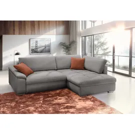 exxpo - sofa fashion Ecksofa EXXPO - SOFA FASHION "Casa Grande inkl. Bettfunktion & Bettkasten, bequem", beige (taupe, rust), B:268cm H:90cm T:178cm, Sofas, Ecksofa, Breite 268cm, L-Form, guter Sitzkomfort, große Liegefläche