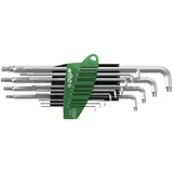 Wiha Innen-TORX Winkelschraubendreher-Set T 5, T 6, T 7, T 8, T 9, T 10, T 15, T 20, T 25, T 27, T
