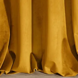 Eurofirany 339480, Durchscheinend, Gelb, Einfarbig Polyester, Öse, 290 g/m2 - Gelb