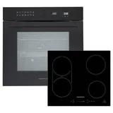 Backofenset Adrian Induktion autark 3.250 Watt Schwarz