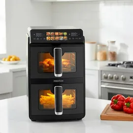 Prixton Heißluftfritteuse Prixton Cook Organics Vertical 10L schwarz