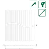FN Neuhofer Wandpaneel Outdoor 17 x 565 x 2400 mm Akustikpaneele für Außen Aluminium Bronze