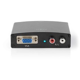 Nedis HDMI TM Converter - HDMITM Eingang - VGA Female 2x Cinch Buchse - 1-Weg 1280x768 1.65 Gbps Aluminium Anthrazit
