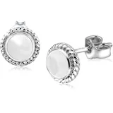 Nenalina "Bergkristall Geburtsstein April Trend 925 Silber weiß, | Gr.: onesize