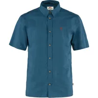 Fjällräven Övik Lite Kurzarmhemd Blau M