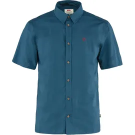 Fjällräven Övik Lite Kurzarmhemd Blau M