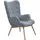 SalesFever Relaxsessel Anjo Webstoff 80 x 92 x 99 cm Grau