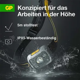 GP Stirnlampe CHW54 3X AAA