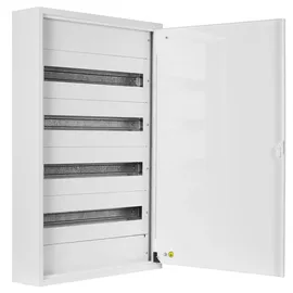 Doktorvolt Verteilerkasten Aufputz Sicherungskasten aus Metall 96 Module 4-reihig IP30 1550