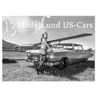 Calvendo 13 Models & US-Cars (Wandkalender 2026 DIN A3