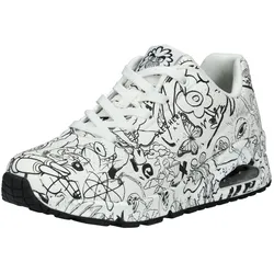 Sneaker SKECHERS "Skechers Sneaker Synthetik", Damen, Gr. 36, weiß, Synthetik, casual, Schuhe