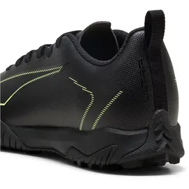 Puma Ultra 6 Play TT Jr puma black-fizzy light-green terrain
