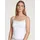 CALIDA Natural Comfort Lace Damen, mit Spitze, am Ausschnitt, verstellbare Träger, funktionell Weiss 36-38