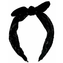 Stirnband Inca   Schwarz Schleife