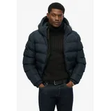 Superdry Hooded Sports Puffer Jacke Eclipse Navy M