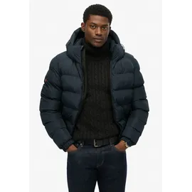 Superdry Hooded Sports Puffer Jacke Eclipse Navy M