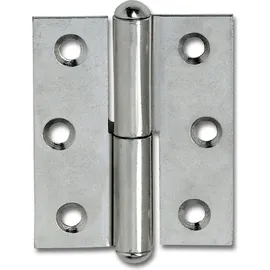 Pohl Möbelband Gerade Halbrundkopf Rechts 50 x 40 mm