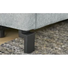 Max Schelling Eckcouch Flachgewebe 3-Sitzer Blau