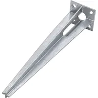Trutzholm Zaunpfahl Bodenhülse Ø 40 mm 50 cm Stahl verzinkt