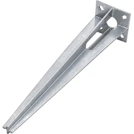 Trutzholm Zaunpfahl Bodenhülse Ø 40 mm 50 cm Stahl verzinkt