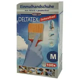 Sänger Einmalhandschuhe Deltatex  (M, Blau, Nitril, 100 Stk.)