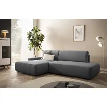 Home Affaire Eckcouch Cord 2-Sitzer Grau