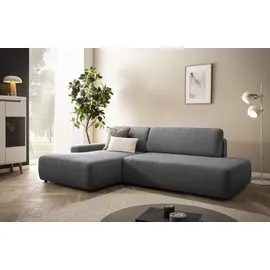 Home Affaire Eckcouch Cord 2-Sitzer Grau