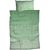 Traumschlaf Bettwäsche Demir salbei | Gr.: 155 x 220 + 80 x 80 cm