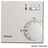 Heimeier Raumthermostat 230 V, mit Temperaturabsenkung, weiß